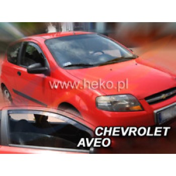 Ανεμοθραύστες Chevrolet Aveo (2005-2010) 3 πορτο, Heko