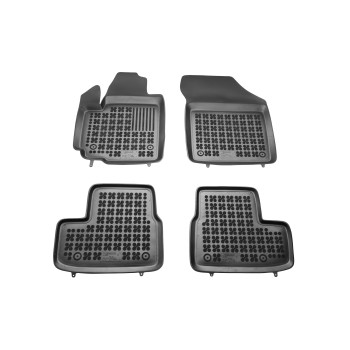 Λαστιχένια πατάκια OPEL Agila B (2008-2014) - τύπου σκαφάκι - 4τμχ., Rezaw Plast
