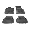 Λαστιχένια πατάκια AUDI A3 8V Sedan / Sportback (2012-2020) / Vw Golf 7 (2012-2019) / Golf 8 Hatchback (2019-2025) TSI, TDI, χωρίς 4χ4 - τύπου σκαφάκι - 4τμχ., Rezaw Plast