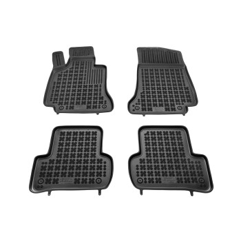 Λαστιχένια πατάκια MERCEDES C-Class W205 (2014-2021) - τύπου σκαφάκι - 4τμχ., Rezaw Plast