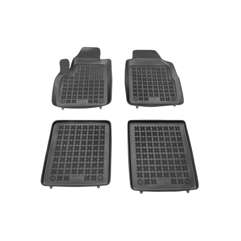 Λαστιχένια πατάκια FIAT Panda II (2003-2012) - τύπου σκαφάκι - 4τμχ., Rezaw Plast