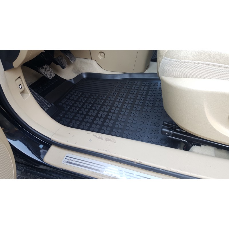 Λαστιχένια πατάκια HONDA CR-V IV (2012-2018) / GREAT WALL H6 - τύπου σκαφάκι - 3τμχ., Rezaw Plast