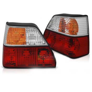 Πίσω φανάρια Vw Golf II (1983-1993) - με πορτοκαλί φλας - σετ 2τμχ.