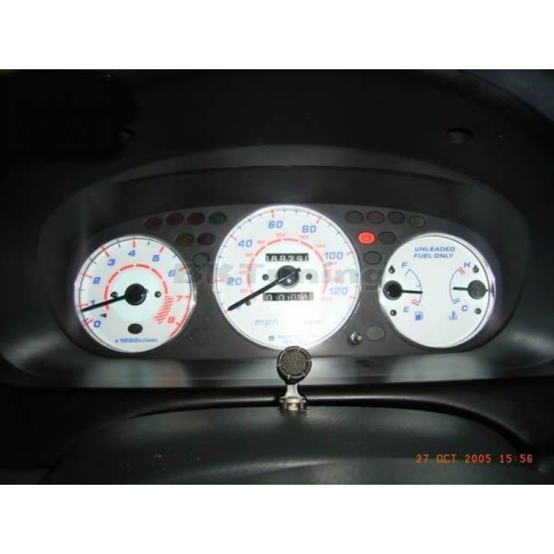 Δαχτυλίδια καντράν Honda Civic / CR-V (1996-2001) - silver