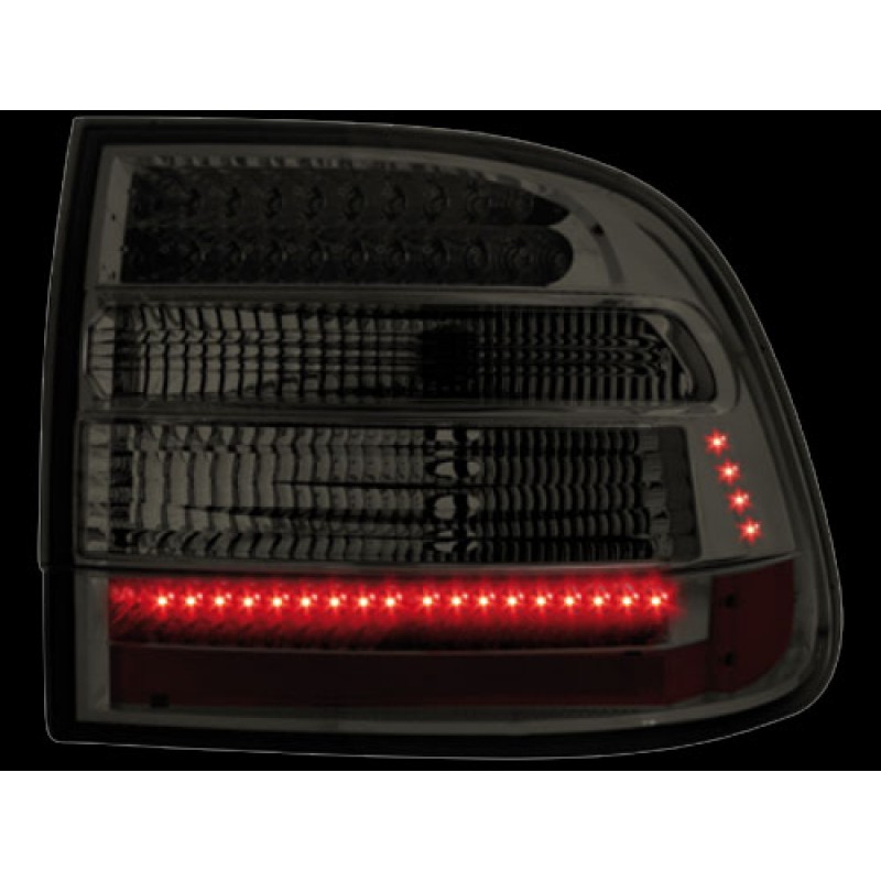 Πίσω φανάρια led Porsche Cayenne (2003-2007) - μαύρα - σετ 2τμχ.