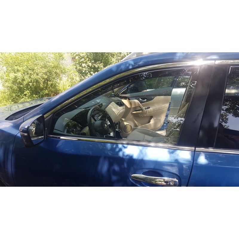 Ανεμοθραύστες Nissan Qashqai (2013-2021) 5 πορτο - 2 τμχ. εμπρός, Heko