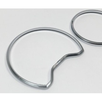 Δαχτυλίδια καντράν Mercedes W202 (1996-2001) / W208 CLK (1997-2002) / W210 (1995-1999) - ασημένια