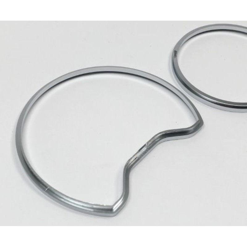 Δαχτυλίδια καντράν Mercedes W202 (1996-2001) / W208 CLK (1997-2002) / W210 (1995-1999) - ασημένια