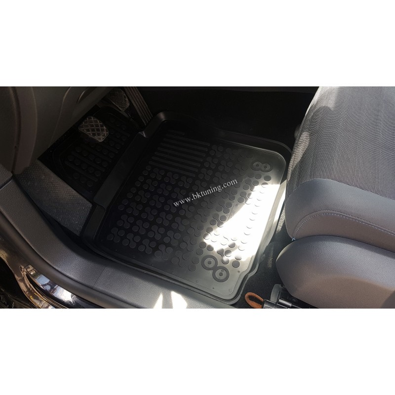 Λαστιχένια πατάκια VW Golf 5 και 6 / VW Jetta / Seat Leon και Toledo (2004-212) / VW Scirocco / Skoda Octavia 2 (2004-2013) - τύπου σκαφάκι - 4τμχ., Rezaw Plast