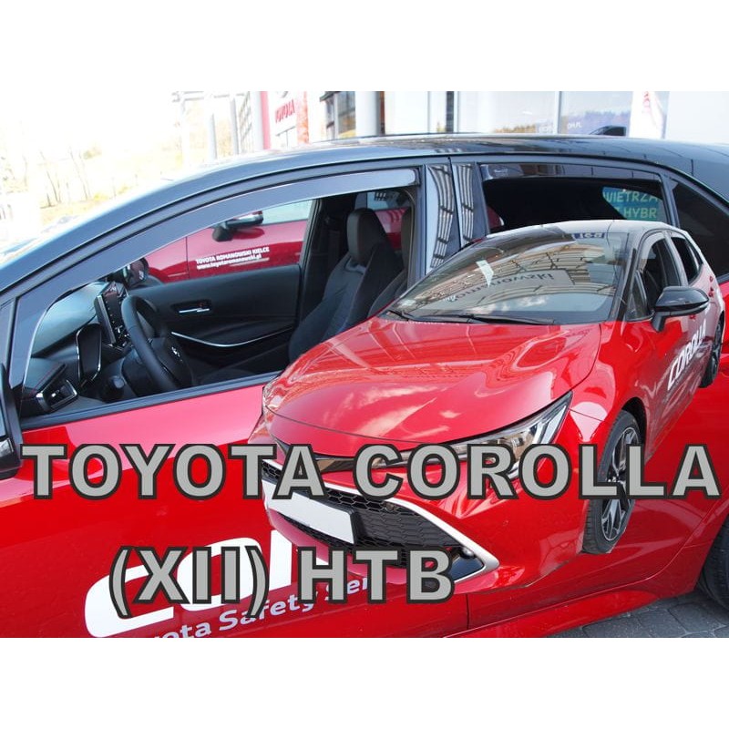 Ανεμοθραύστες Toyota Corolla (2018+) Htb - 4 τμχ εμπρός και πίσω, Heko