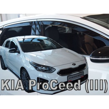 Ανεμοθραύστες Kia Pro Ceed (2019 - 2024) 5d - 4 τμχ. εμπρός και πίσω, Heko Ανεμοθραύστες Kia Pro Ceed (2019 - 2024) 5d - 4 τμχ. εμπρός και πίσω, Heko