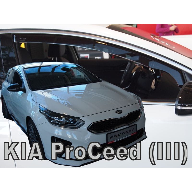 Ανεμοθραύστες Kia Pro Ceed (2019 - 2024) 5d - 2 τμχ. εμπρός, Heko