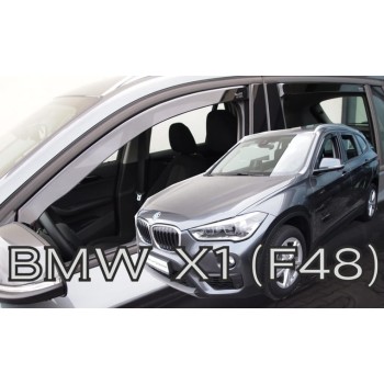 Ανεμοθραύστες BMW X1 F48 5d (2015-2022) - 4 τμχ. εμπρός και πίσω, Heko