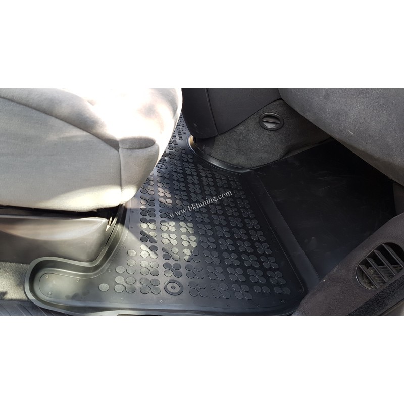 Λαστιχένια πατάκια PEUGEOT 807 (2002-2014) / CITROEN C8 I (2005-2012) / LANCIA Phedra / FIAT Ulysse (2002-2010) - τύπου σκαφάκι - 2τμχ., Rezaw Plast