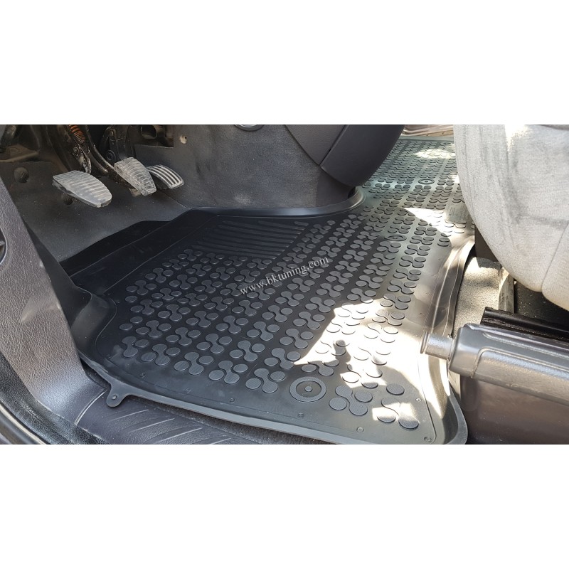 Λαστιχένια πατάκια PEUGEOT 807 (2002-2014) / CITROEN C8 I (2005-2012) / LANCIA Phedra / FIAT Ulysse (2002-2010) - τύπου σκαφάκι - 2τμχ., Rezaw Plast