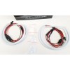 Δαχτυλίδια BMW E46 coupe (1998-2003) / BMW E46 Sedan, Combi (1998-2005) angel eyes - lightbar design - Λευκό χρώμα
