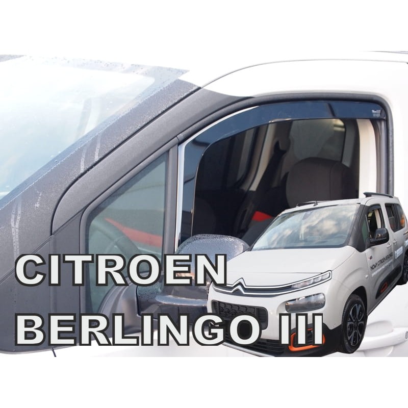 Ανεμοθραύστες Opel Combo E 4d/5d/Citroen Berlingo III 4d/5d/Peugeot Rifter/ 4d/5d /Peugeot Partner 2d (2018+) / Fiat Doblo (2022+) / Toyota ProAce City 3d (2019+) - 2 τμχ. εμπρός, Heko