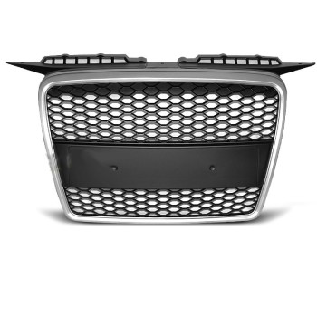 Μάσκα Audi A3 (2003-2008) με βάση για σήμα - RS-Look silver Μάσκα Audi A3 (2003-2008) με βάση για σήμα - RS-Look silver