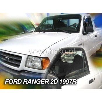 Ανεμοθραύστες Ford Ranger Pick-Up ΜΕΧΡΙ ΤΟ 1997 2 πορτο ΟΧΙ ΜΙΑΜΙΣΗ - 2 τμχ. εμπρός, Heko