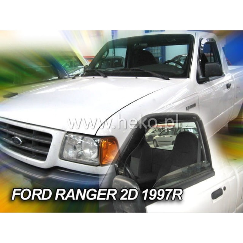 Ανεμοθραύστες Ford Ranger Pick-Up ΜΕΧΡΙ ΤΟ 1997 2 πορτο ΟΧΙ ΜΙΑΜΙΣΗ - 2 τμχ. εμπρός, Heko