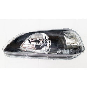 Φανάρια εμπρός Honda Civic (1996-1998) - μαύρα JDM , χωρίς λάμπες (Η4) - σετ 2 τμχ.