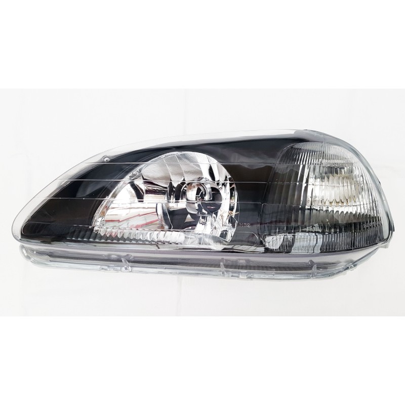 Φανάρια εμπρός Honda Civic (1996-1998) - μαύρα JDM , χωρίς λάμπες (Η4) - σετ 2 τμχ.