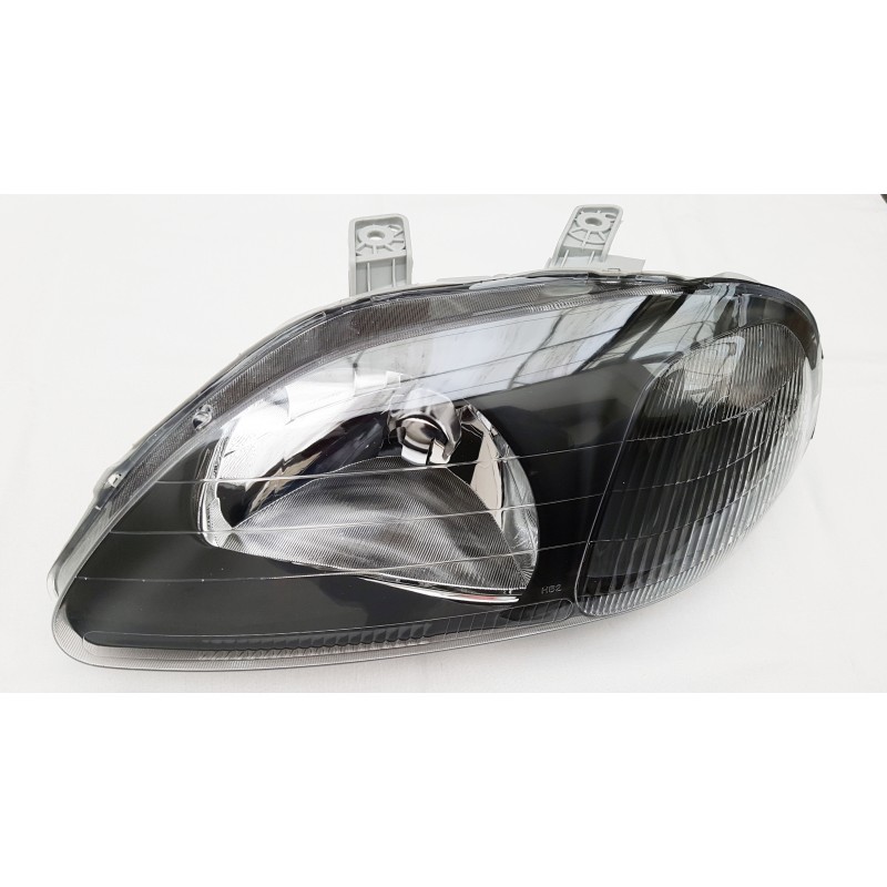Φανάρια εμπρός Honda Civic (1996-1998) - μαύρα JDM , χωρίς λάμπες (Η4) - σετ 2 τμχ.