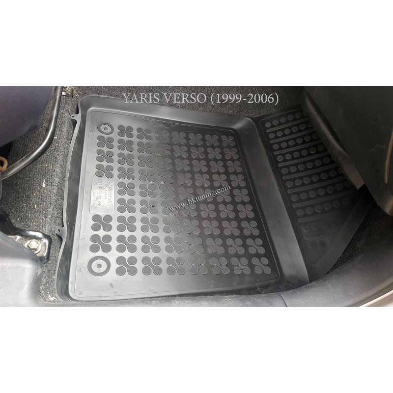 Λαστιχένια πατάκια TOYOTA Verso S (2010-2017) / Yaris Verso (1999-2006) - τύπου σκαφάκι - 3τμχ., Rezaw Plast