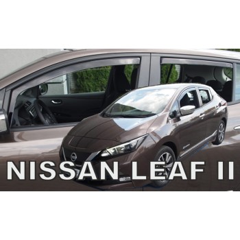 Ανεμοθραύστες NISSAN LEAF (2017+) - 4 τμχ. εμπρός και πίσω, Heko