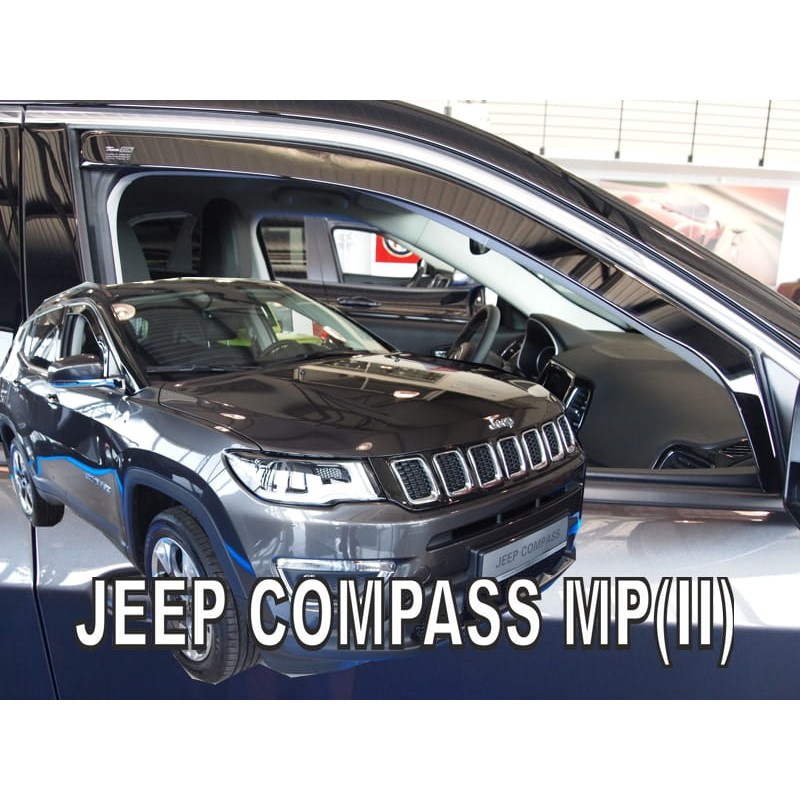 Ανεμοθραύστες Jeep Compass MP (2017+) - 2 τμχ., Heko