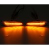 Led φλας φτερού BMW E46 (2001-2005) / E60 / E90 - χρωμίου με τρεχούμενο φλας - σετ 2τμχ.