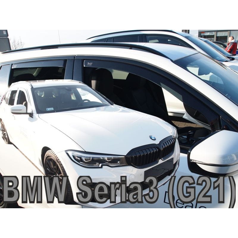 Ανεμοθραύστες BMW 3 G21 (2019+) 5D - 4 τμχ. εμπρός και πίσω, Heko