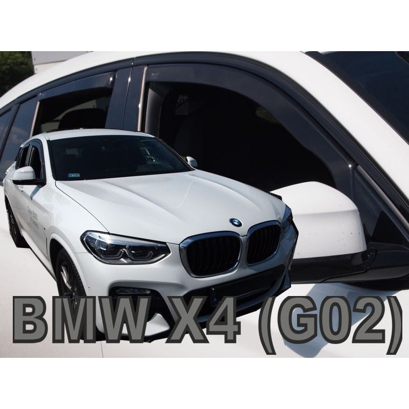 Ανεμοθραύστες BMW X4 G02 (2018-2025) 5D - 4 τμχ. εμπρός και πίσω, Heko