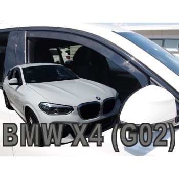 Ανεμοθραύστες BMW X4 G02 (2018-2025) 5D - 2 τμχ. εμπρός, Heko