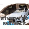 Ανεμοθραύστες HYUNDAI I30 FASTBACK N (2019+) 5D - 4 τμχ. εμπρός και πίσω, Heko