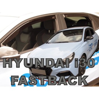 Ανεμοθραύστες HYUNDAI I30 FASTBACK N (2019+) 5D - 4 τμχ. εμπρός και πίσω, Heko
