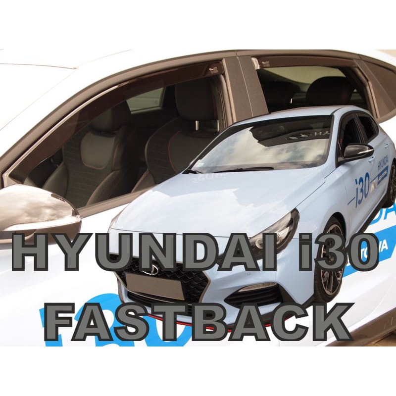 Ανεμοθραύστες HYUNDAI I30 FASTBACK N (2019+) 5D - 4 τμχ. εμπρός και πίσω, Heko