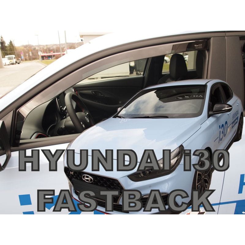 Ανεμοθραύστες HYUNDAI I30 FASTBACK N (2019+) 5D - 2 τμχ. εμπρός, Heko