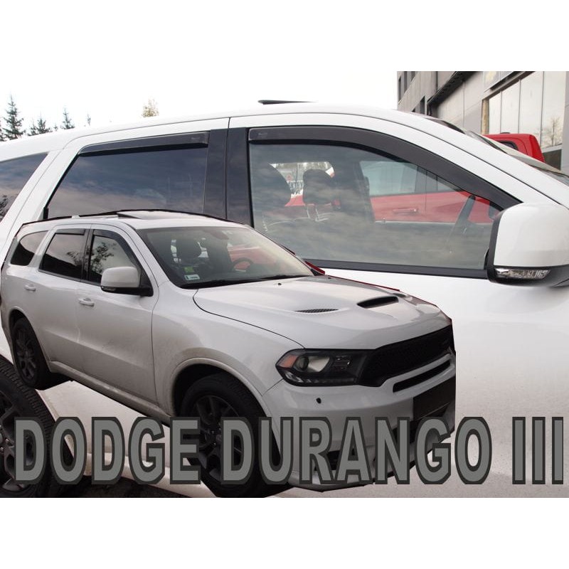 Ανεμοθραύστες DODGE DURANGO (2011+) 5D - 4 τμχ. εμπρός και πίσω, Heko