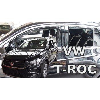 Ανεμοθραύστες Vw T-Roc (2017-2025) 5D - 4 τμχ. εμπρός και πίσω, Heko