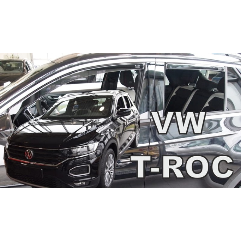 Ανεμοθραύστες Vw T-Roc (2017-2025) 5D - 4 τμχ. εμπρός και πίσω, Heko