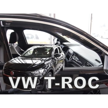 Ανεμοθραύστες Vw T-ROC (2017-2025) 5D - 2 τμχ. εμπρός, Heko