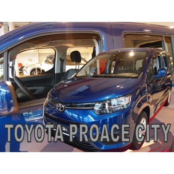 Ανεμοθραύστες OPEL Combo E 5d / CITROEN Berlingo / PEUGEOT Rifter / TOYOTA ProAce City (2018+) - 4 τμχ. εμπρός και πίσω, Heko