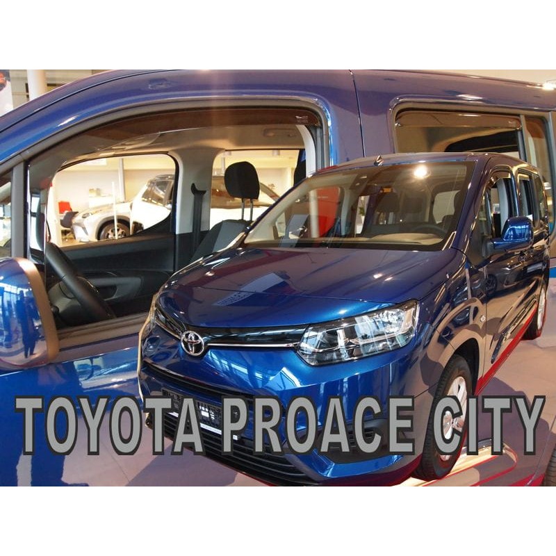 Ανεμοθραύστες OPEL Combo E 5d / CITROEN Berlingo / PEUGEOT Rifter / TOYOTA ProAce City (2018+) - 4 τμχ. εμπρός και πίσω, Heko