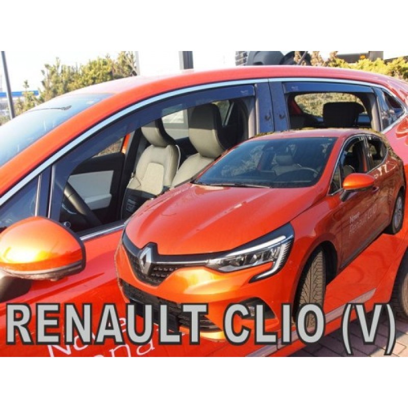 Ανεμοθραύστες Renault Clio (2019-2026) Hatchback - 4 τμχ. εμπρός και πίσω, Heko