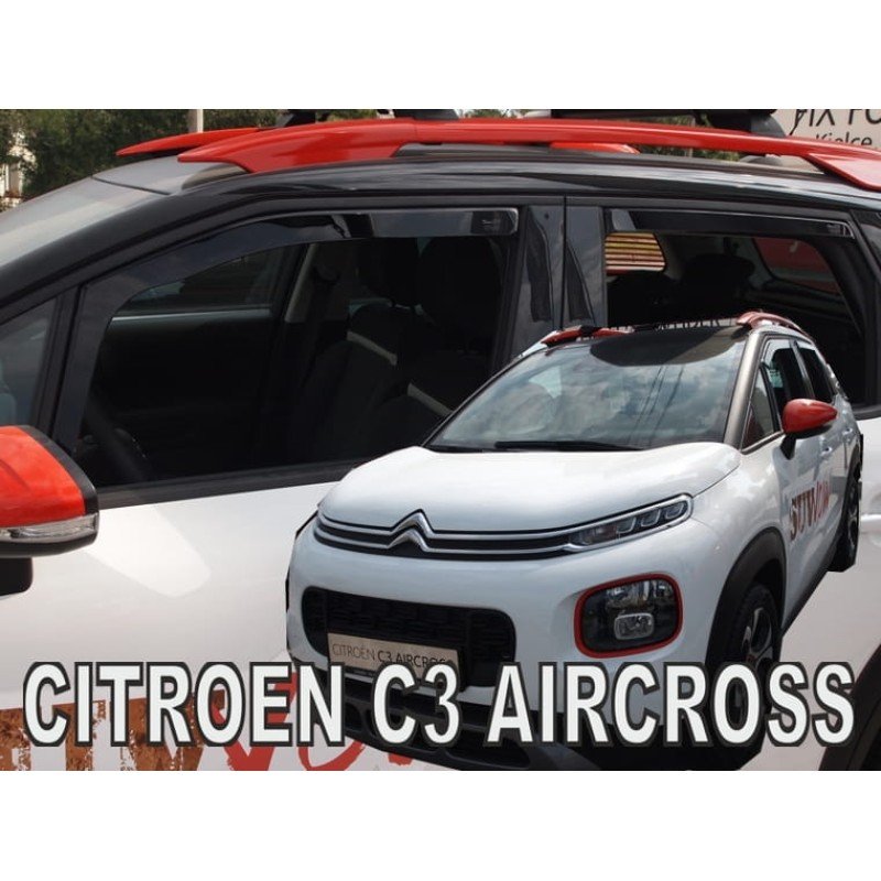 Ανεμοθραύστες Citroen C3 Aircross (2017-2024) - 4 τμχ. εμπρός και πίσω, Heko