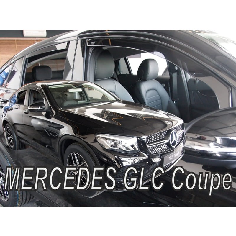 Ανεμοθραύστες Mercedes GLC Coupe C253 (2016-2023) 5 πορτο - 4 τμχ. εμπρός και πίσω, Heko