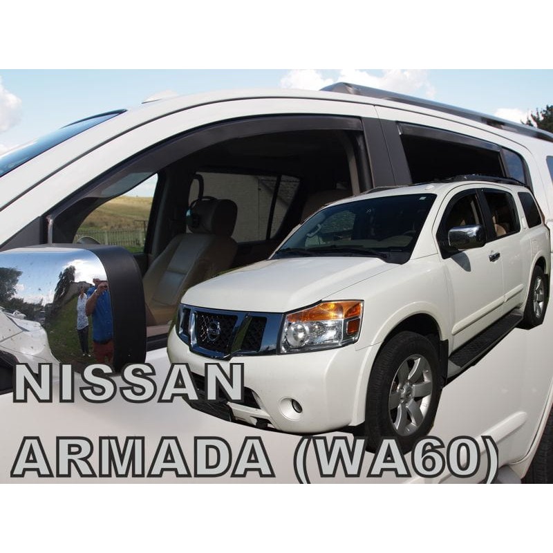 Ανεμοθραύστες NISSAN Armada CWA60 (2004-2016) - 4 τμχ. εμπρός και πίσω, Heko