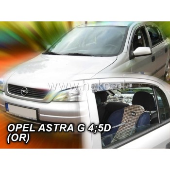 Ανεμοθραύστες Opel Astra G (1998-2009) 5 πορτο , sedan - 2 τμχ. εμπρός- αυτοκόλλητοι, Heko