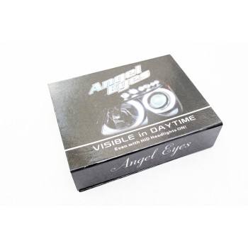 Δαχτυλίδια BMW E46 compact (2001-2005) angel eyes με 66 led - λευκά